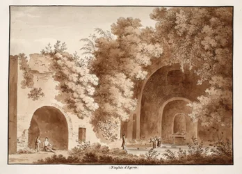 De Ninfeo van Egeria, 1833